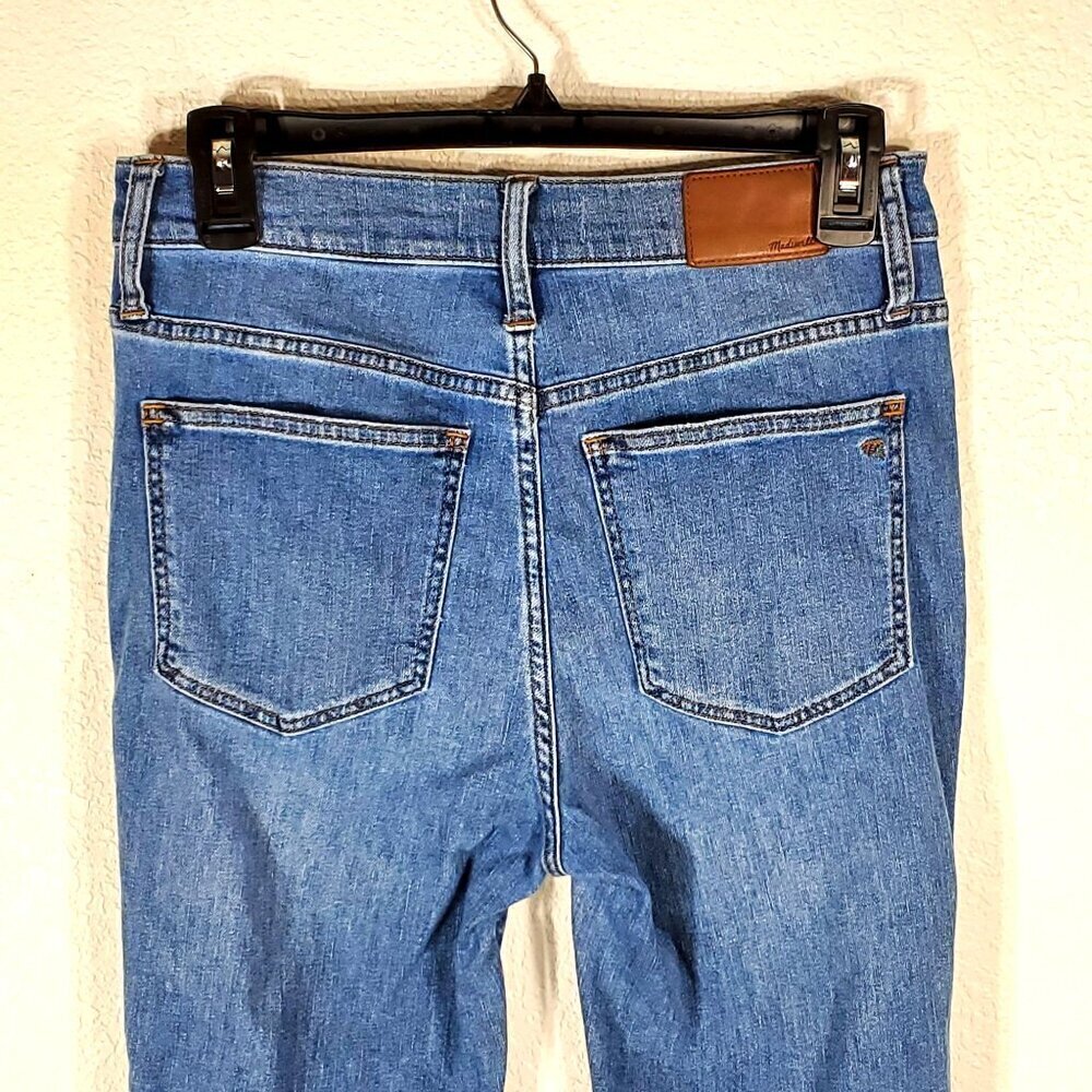 Madewell Blue Denim Skinny Crop Jeans Womens Size 26 High Rise 28x25 - Picture 14 of 14